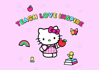 Hello Kitty Teach Love Inspire