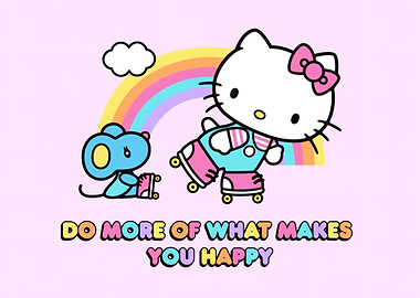 Hello Kitty Roller Skating Fun