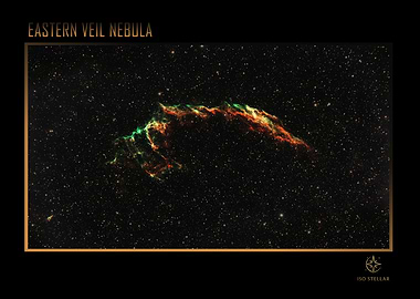 Eastern Veil Nebula Space Photo