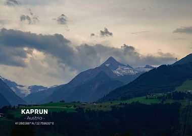 Kaprun, Austria Mountain Landscape