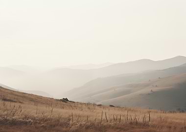 Misty Mountain Landscape