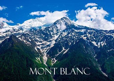 Mont Blanc Mountain Landscape Photography