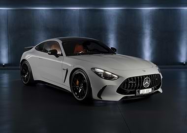 White Mercedes-AMG GT Black Series