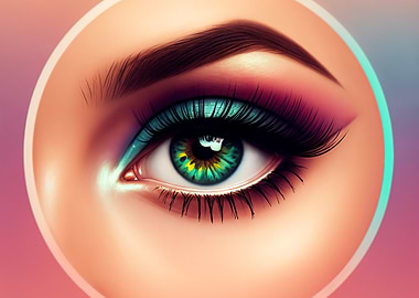 Close-up of a Vibrant Eye