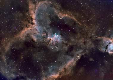 Heart Nebula Starfield