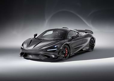 Black Carbon Fiber McLaren Supercar