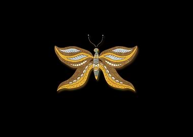 Stylized Butterfly Illustration