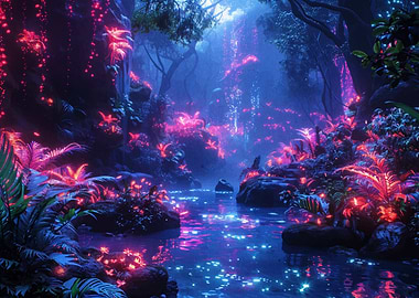 Luminous Fantasy Jungle Stream