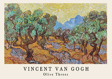 Vincent Van Gogh Olive Trees Painting
