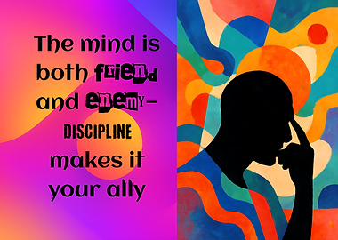 Mind Discipline Abstract Art