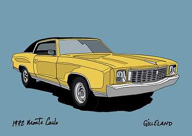 1972 Monte Carlo Illustration