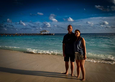 Couple in Maldives 2021