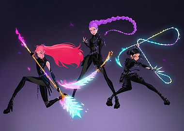 Mira, Rumi and Zoey- Three Mystical Warriors