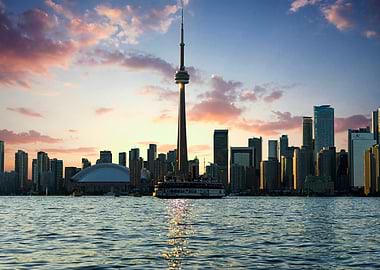 Toronto Skyline at Sunset