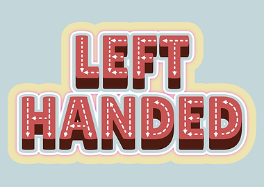 Left Handed Text Art