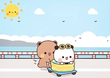 Cute Bears Sunny Day
