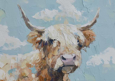 Highland Cow Painting