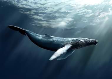 Humpback Whale Underwater