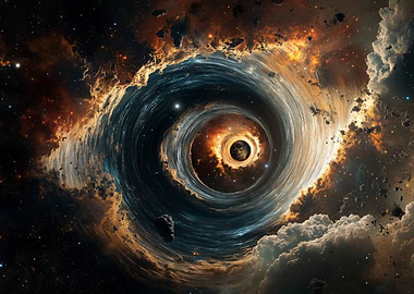 Cosmic Black Hole Vortex