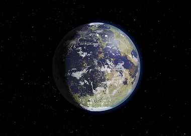Planet Earth in Space