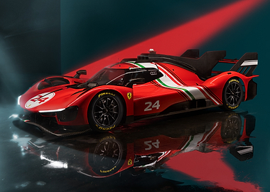 Ferrari Race Car Number 24