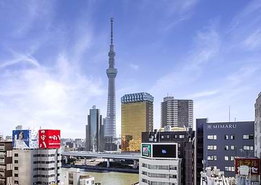 Tokyo Skytree by Sumida River