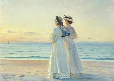 Two Women by the Sea