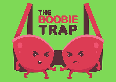 The Boobie Trap Cartoon Illustration