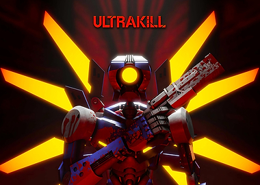 Ultrakill Robot with Gun