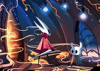 Hollow Knight: Hornet and The Knight