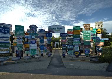 Fernweh Park: A Signpost Forest