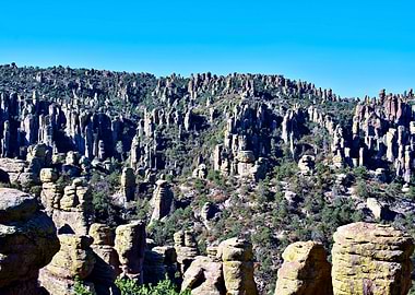 Chiricahua National Monument rock formations
