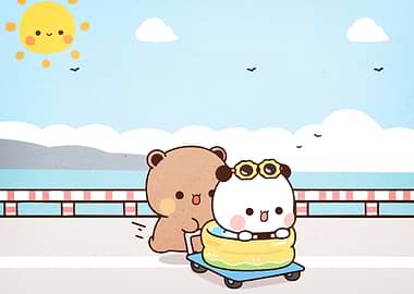 Cute Bears Sunny Day