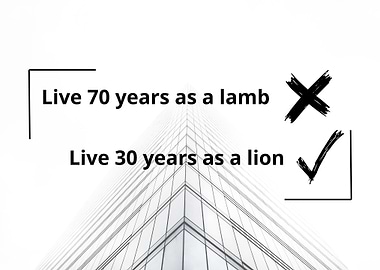 Lamb vs Lion: Life Choice