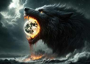 Hati Hróðvitnisson Ragnarok's Moon-eater