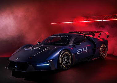 Maserati MCXtrema in Red Smoke