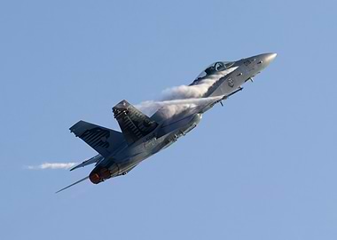 Fighter Jet in Flight