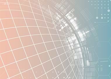 Abstract Technology Grid Background