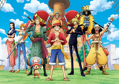 Straw Hats Assemble on the Thousand Sunny