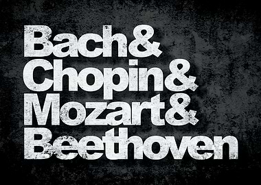 Classical Composers: Bach, Chopin, Mozart, Beethoven