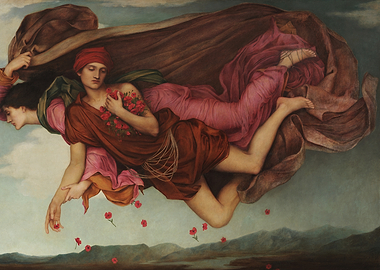 Sleep and His Half-Brother Death Painting