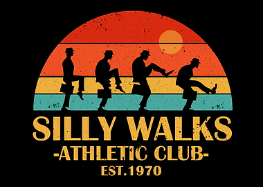Silly Walks Athletic Club – Monty Python Parody Art