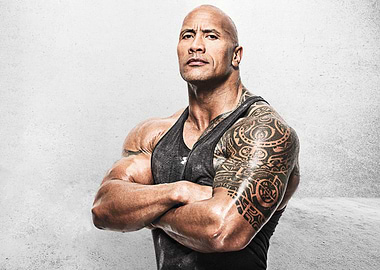 Dwayne 'The Rock' Johnson Portrait