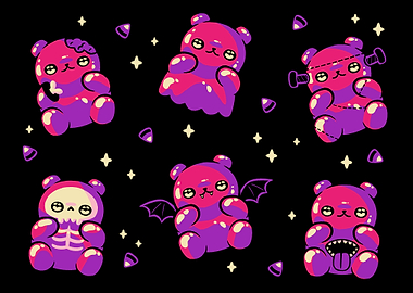 Halloween Gummy Bears