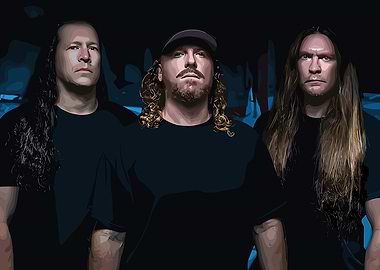 Three Men in Dark T-Shirts