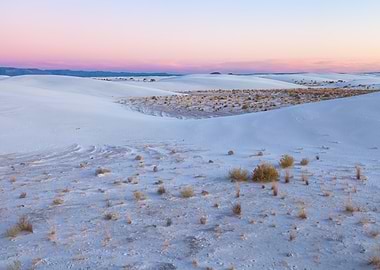 White Sands National Park at Sunset