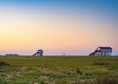 Stilt Houses at the North Sea