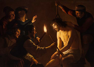 The Crowning with Thorns Painting