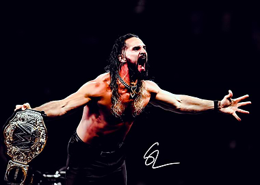 Seth Rollins WWE Champion Celebration