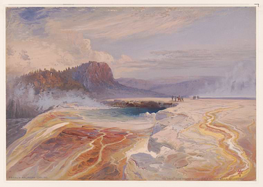 Yellowstone National Park Landscape Painting